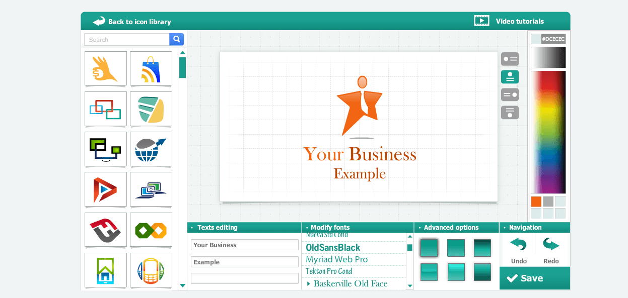 logo genie : Free Tool to Create your company logo