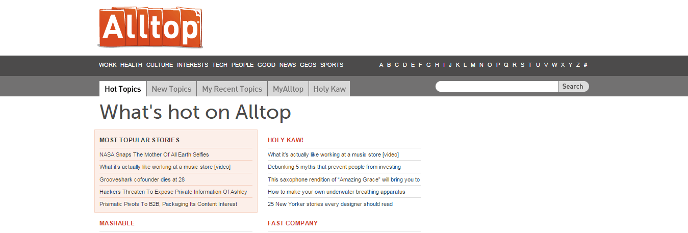 Alltop, all the top stories