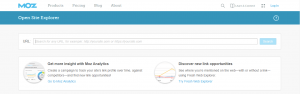 Open Site Explorer by Moz