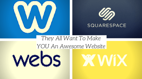 Website platforms:They all want to make YOU a website