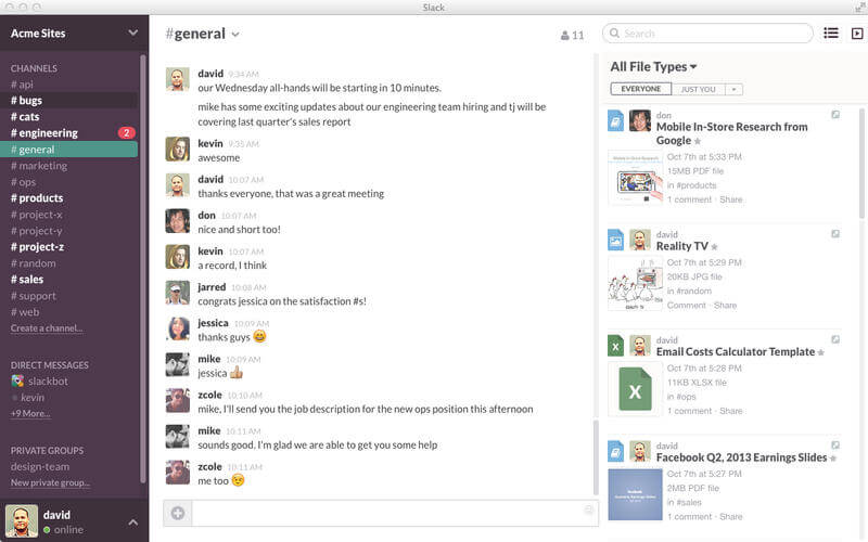 #Slack example