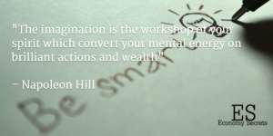 The Ultimate Secrets To Think And Grow Rich - Imagination quote 1