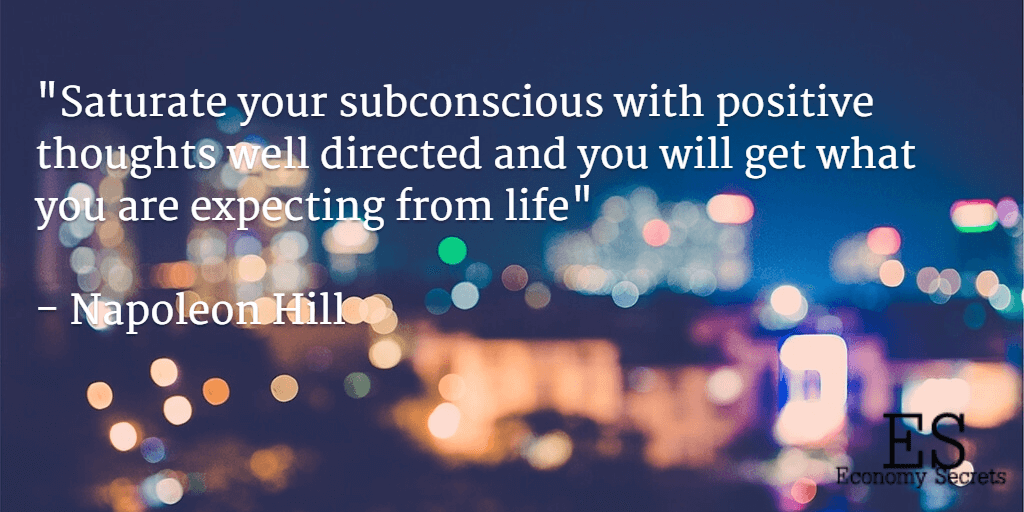 The Ultimate Secrets To Think And Grow Rich - Subconscious quote 1