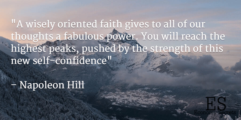 The Ultimate Secrets To Think And Grow Rich - Faith quote 1