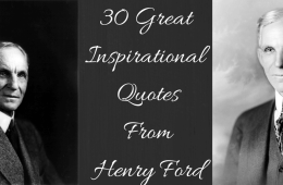 30 Great Inspirational Quotes From Henry Ford