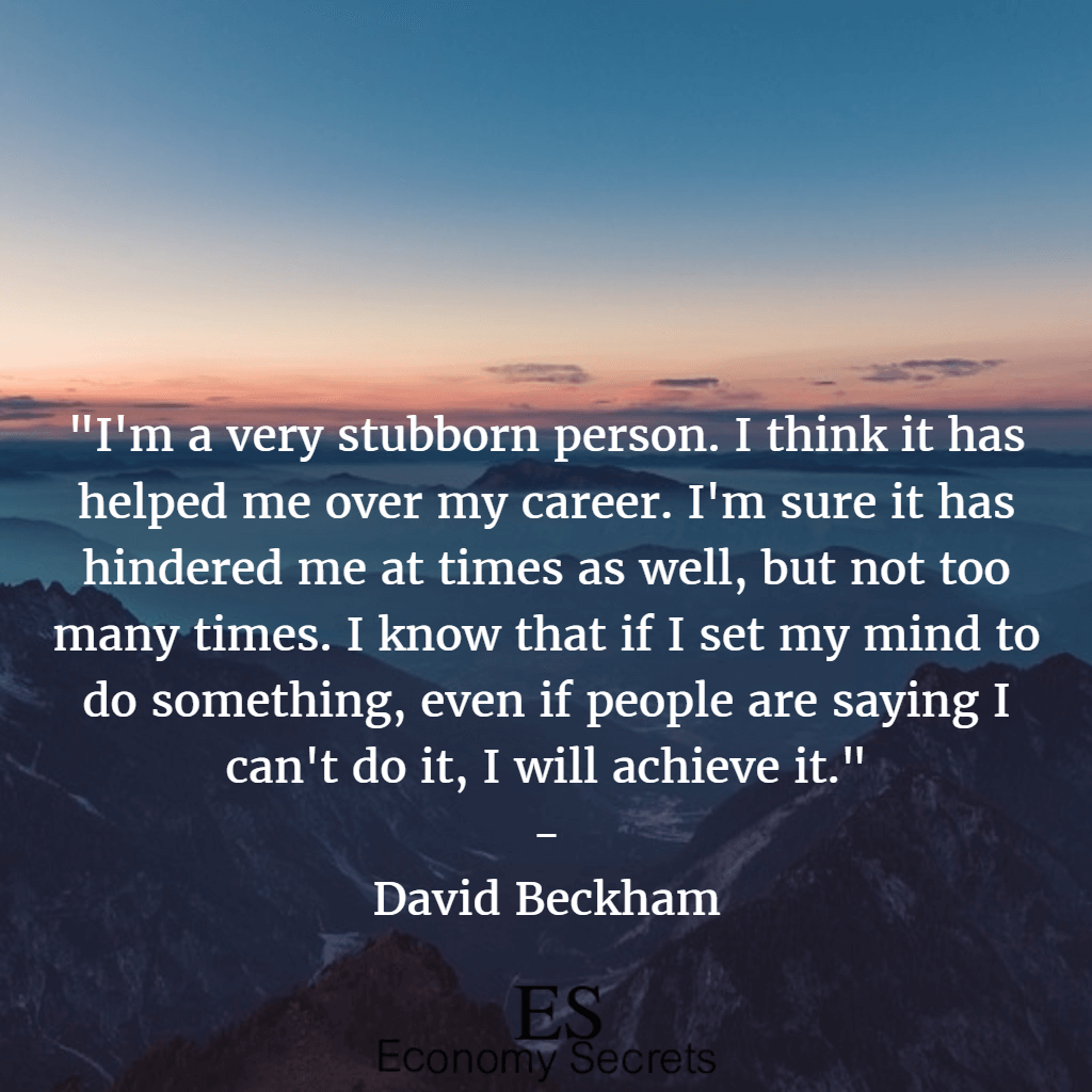 David Beckham quotes 5